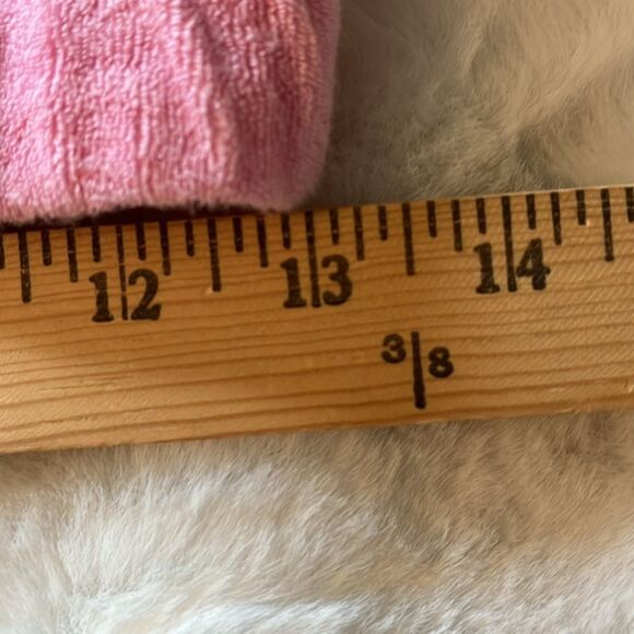 ZARA Bubblegum Pink Terry Crop Top Size Large - Picture 8 of 12